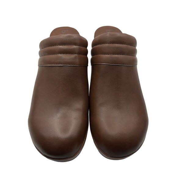 BOC Born Concept Women’s size 10M brown lightweight manmade leather slip on clog - Picture 1 of 10